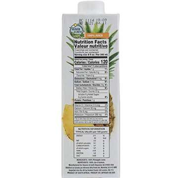 Heaven & Earth 100% Queen Pineapple Juice 25.6 oz (2 pack)