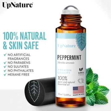 UpNature Peppermint Oil Roll On for Morning Sickness Relief