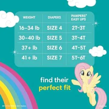 Pampers Easy Ups Training Pants for Boys & Girls 3T-4T