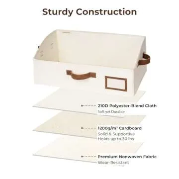 StorageWorks Closet Baskets for Effective Home Organization