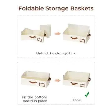 StorageWorks Closet Baskets for Effective Home Organization