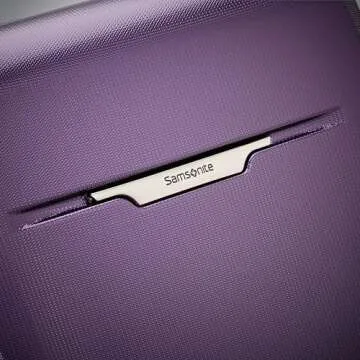 Samsonite Winfield 3 DLX Hardside Expandable Luggage with Spinners, Purple, 2-Piece Set (20/25)