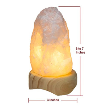 DesertUSA Rose Quartz Lamp - Calming Illumination For Home