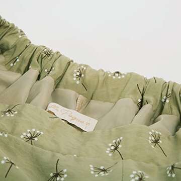 Women's Vintage Victorian Skirt Tiered Steampunk Skirt Ruffled Peasant Skirt Boho Floral Maxi Skirt(Light Green,S)