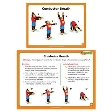 Yogarilla Yoga Cards | Fun Exercise Flash Cards for Kids
