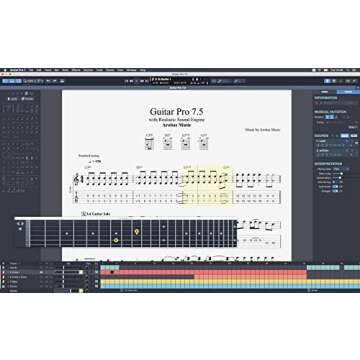 Guitar Pro 7.5 - Tablature and Notation Editor, Score Player, Guitar Amp and FX Software