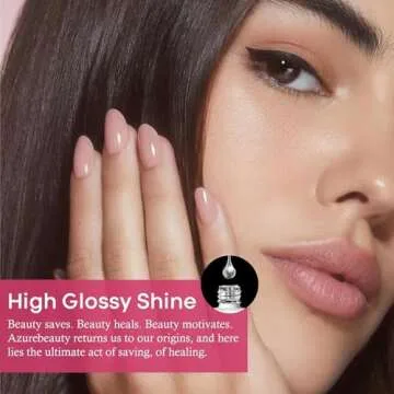 AZUREBEAUTY Dip Powder Nail Kit Starter 4 Colors Translucent Jelly Nude Gentle Pink Dipping Powder System Liquid Set with Base & Top Coat Activator for French Nail Art Manicure Salon DIY at Home