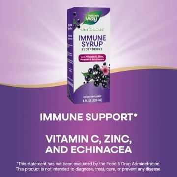 Nature's Way Sambucus Immune Syrup for Daily Health Support