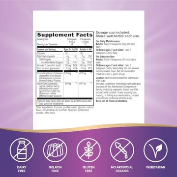 Nature's Way Sambucus Immune Syrup for Daily Health Support