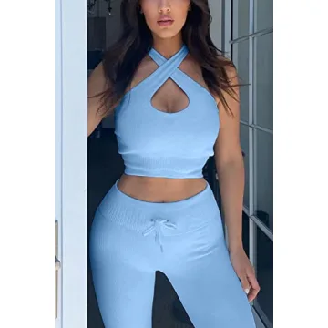 Stylish QINSEN Women Workout 2 Piece Set with Support