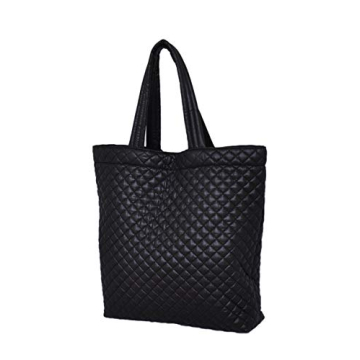 CLARANY Lightweight Quilted Market Tote - Stylish & Waterproof