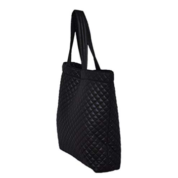 CLARANY Lightweight Quilted Market Tote - Stylish & Waterproof