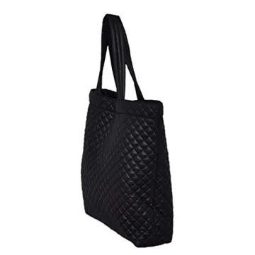 CLARANY Lightweight Quilted Market Tote - Stylish & Waterproof