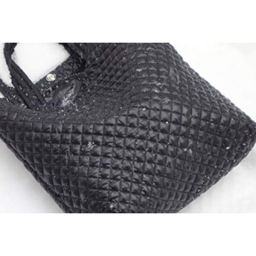 CLARANY Lightweight Quilted Market Tote - Stylish & Waterproof