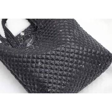 CLARANY Lightweight Quilted Market Tote - Stylish & Waterproof
