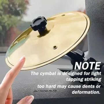 Car Cymbal Air Vent - Fun Music Accessory for Drivers