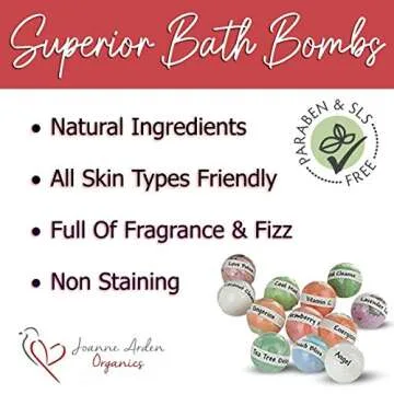 Bulk Bath Bomb Gift Set-Set of 20 Bath Bombs infused with Premium Essential Oils & Moisturizing Shea Butter. Natural Organic Spa Bath Bombs for Women & Men! Double Pack Bath Bombs Individually Wrapped