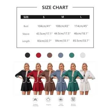 HOCANDY Womens Lapel Collar Pleated Mini Dress 3/4 Sleeve Bow Tie Up Open Front Mini Dresses Contrast Binding A Line Dresses Brown