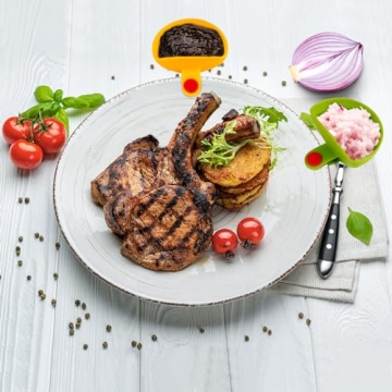 Colorful Guyuyii 8 Pcs Chip and Dip Bowl Set for Events