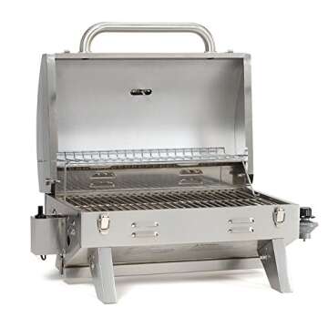 Masterbuilt 205 Stainless Steel Gas Grill, Tabletop (Old Version)