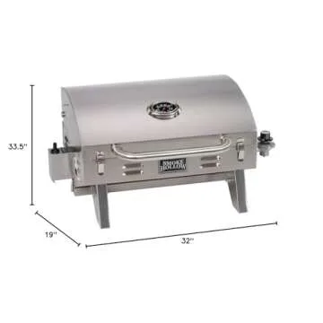 Masterbuilt 205 Stainless Steel Gas Grill Portable Grill