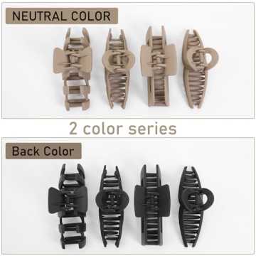 Stylish Large Claw Clips for Thick Hair, Strong Hold