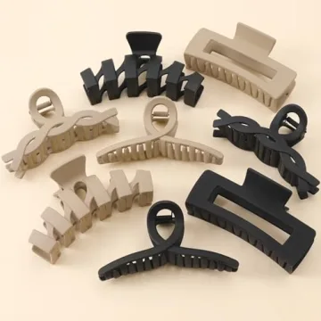 Stylish Large Claw Clips for Thick Hair, Strong Hold