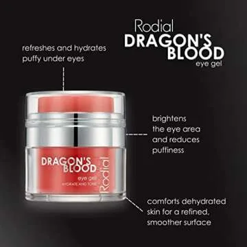 Rodial Dragon's Blood Eye Gel 0.5fl.oz, Eye Cream Hyaluronic Acid to Help with Dehydrated Skin for a...