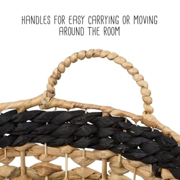 Honey-Can-Do Decorative Wicker Baskets Set of 2