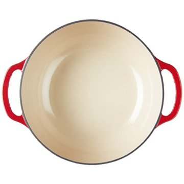 Lodge 7.5 Quart Enameled Cast Iron Dutch Oven | Perfect for All Cooking