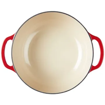 Lodge 7.5 Quart Enameled Cast Iron Dutch Oven | Perfect for All Cooking