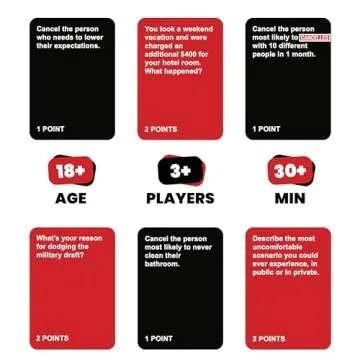 Cancelled Party Game - 350 Hilarious Cards for Adults