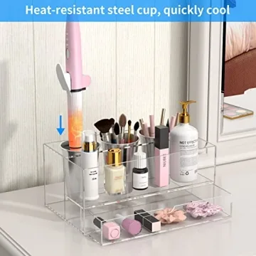 NIUBEE Hair Tool Organizer for Bathroom Storage
