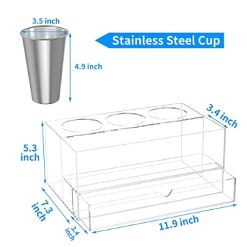 NIUBEE Hair Tool Organizer for Bathroom Storage