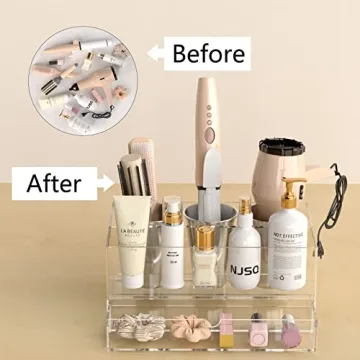 NIUBEE Hair Tool Organizer for Bathroom Storage