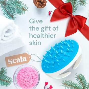 Scala Silicone Anti Cellulite Massager, Body Shower Scrubber, Cellulite Remover - Improve Circulatio...