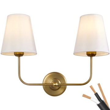 Stylish Double Lamp Wall Sconces for Modern Spaces