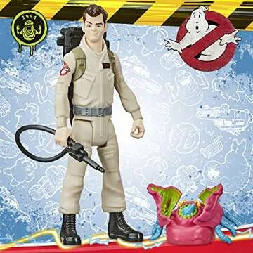 Hasbro Ghostbusters Fright Features Ray Stantz Figure with Interactive Ghost Figure and Accessory, Toys for Kids Ages 4 and Up, Great Gift for Kids