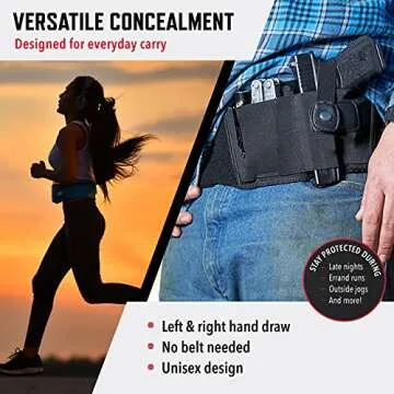 ComfortTac Belly Band Holster for Concealed Carry
