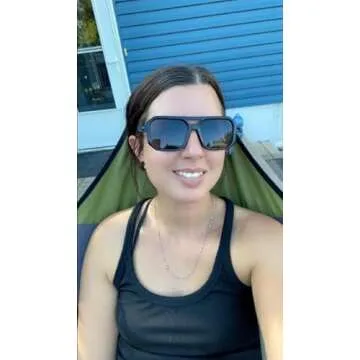 FEISEDY Vintage Square 70s Flat Aviator Sunglasses Women Men Classic Retro Stylish Frame UV400 Sunglasses B2622