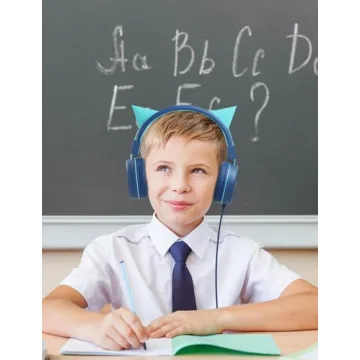 SIMJAR Cat Ear Kids Headphones - Fun & Functional