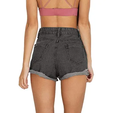 Haola High Waisted Jean Shorts for Women - Summer Style