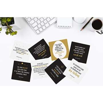 Dessie Motivational Cards - 63 Unique Encouragement Cards Deck with Inspirational Quotes. Bonus Insp...
