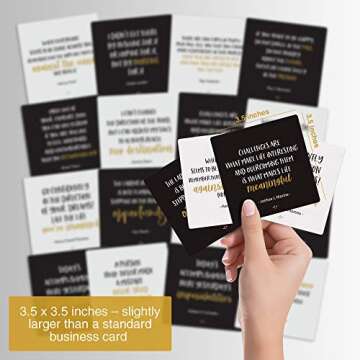 Dessie Motivational Cards - Inspire with 63 Unique Quotes.