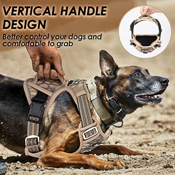 SlowTon Heavy Duty No Pull Dog Harness for All Sizes