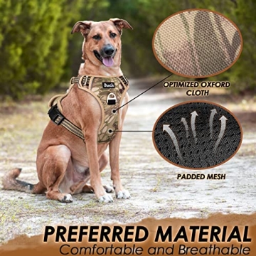 SlowTon Heavy Duty No Pull Dog Harness for All Sizes