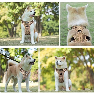 SlowTon Heavy Duty No Pull Dog Harness for All Sizes