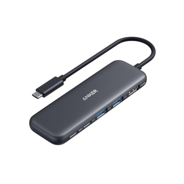 Anker 332 USB-C Hub 5-in-1: 4K HDMI, Fast Data Ports & 100W Charging