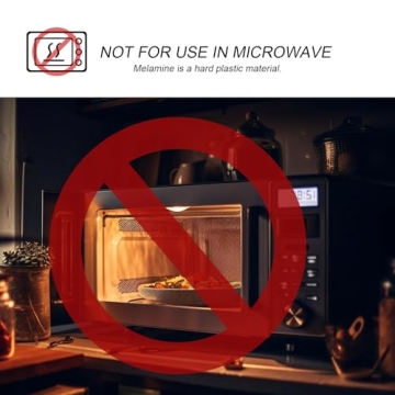 Melamine 12pcs Classic Square Dinnerware Set for 4