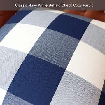 NAVIBULE Buffalo Check Outdoor Pillow Covers for Home